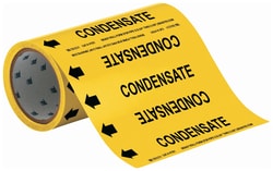 Brady™ Roll Form Pipe Marker: CONDENSATE