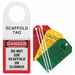 Brady™ Scaffold Status Holder and Tags