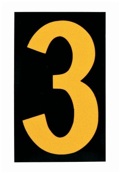 Brady™ Bradylite™ Ultra Reflective Number: 3