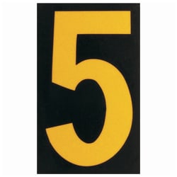 Brady Bradylite Ultra Reflective Number: 5 ____LB. STEAM | Buy Online | Brady&trade; | Fisher Scientific