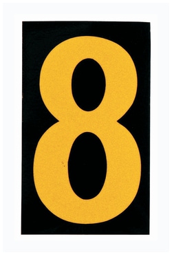 Brady™ Bradylite™ Ultra Reflective Number: 8