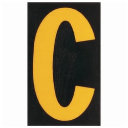 Brady™ Bradylite™ Ultra Reflective Letter: C