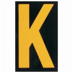 Brady™ Bradylite™ Ultra Reflective Letter: K