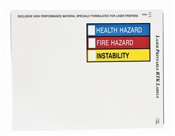 Brady RTK Pictogram Color Bar Style Labels:Facility Safety and Maintenance:Labels