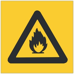 Brady™ Polyester Adhesive Warning Sign: No Text