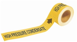 Brady™ Self-Sticking Pipe Marker Labels: HIGH PRESSURE CONDENSATE