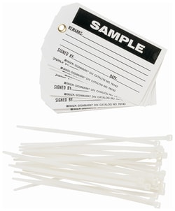 Brady&trade;&nbsp;Polyester Tag: SAMPLE
