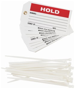 Brady&trade;&nbsp;Polyester Tag: HOLD, 5.75 in. x 3 in.