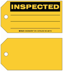 Brady&trade;&nbsp;Paper Cardstock Tag: 5.75 in. x 3 in.