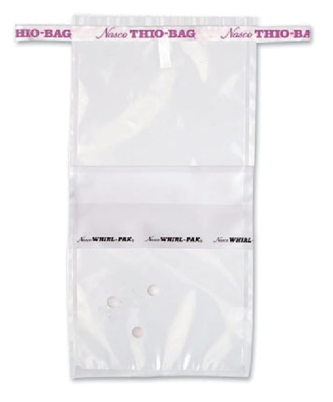 Nasco WhirlPak ThioBag PE Bags for Chlorinated Water Sampling Testing Fisher Scientific