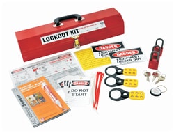 Brady Lockout Tagout Kit, Option #2 Red | Buy Online | Brady&trade; | Fisher Scientific