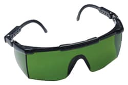 3M Nassau RAVE Safety Glasses Black Frame and Green Shade 5.0 Lens:Personal