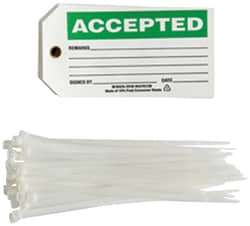 Brady&trade;&nbsp;Polyester Tag: ACCEPTED