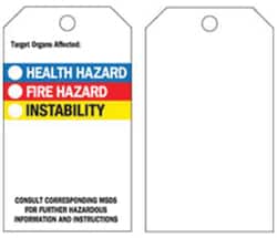 Brady&trade;&nbsp;One-sided Right-To-Know Accident Prevention Tags
