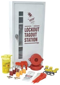 Brady Lockout Tagout Station:Facility Safety and Maintenance:Lockout-Tagout