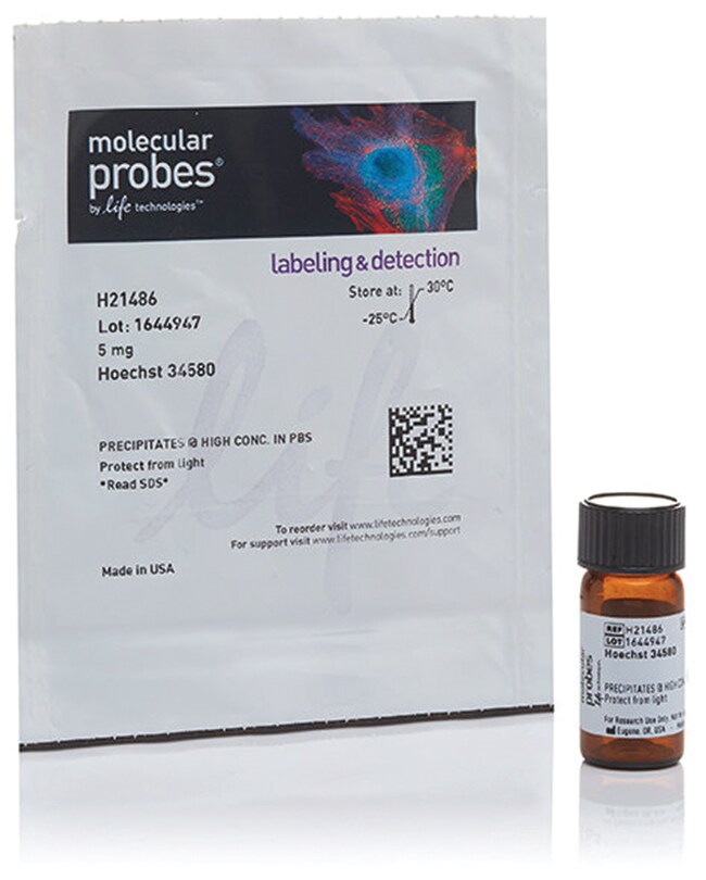 Molecular Probes Hoechst 34580 5mgLife Sciences Fisher Scientific