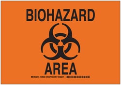 Brady&trade;&nbsp;Biohazard Identification Signs: Biohazard Area