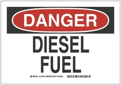 Brady&trade;&nbsp;Chemical and Hazardous Materials Signs: Diesel Fuel