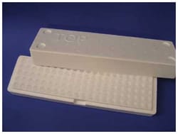 Heathrow Scientific Microtube Storage Box EPS 100-Place, White Microtubes (1.5 to 2 mL) | Buy Online | Heathrow Scientific&trade; | Fisher Scientific