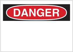Brady&trade;&nbsp;Blank Sign - Preprinted Headers: CAUTION