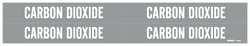 Brady&trade;&nbsp;Medical Gas Pipe Marker, Legend: CARBON DIOXIDE