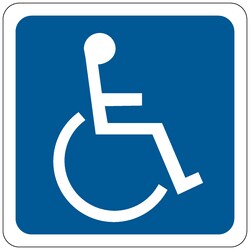 Brady Image of Wheelchair Signs:Facility Safety and Maintenance:Signs and