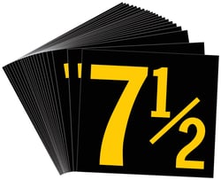 Brady™ Preprinted KVA Markers, Legend: 7 1/2