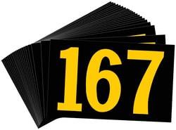 Brady™ Preprinted KVA Markers, Legend: 167