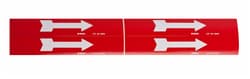 Brady Self Sticking Vinyl Arrows, Single Direction:Facility Safety and