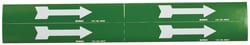 Brady Self Sticking Vinyl Arrows, Single Direction:Facility Safety and