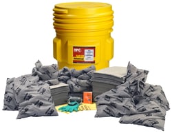 Brady™ Allwik™ 65 gal. Lab Pack Drum Spill Kit with Wheels, Universal, TAA Complaint