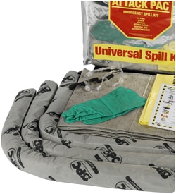 Brady™ Allwik™ Attack Pac™ Portable Spill Kit, Universal - TAA Compliant