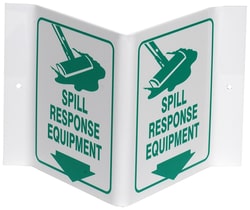 Brady&trade;&nbsp;Signs: SPILL RESPONSE EQUIPMENT (W/PICTO)