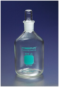 Corning&trade;&nbsp;PYREXPLUS&trade; Reagent Bottles with Hollow standard taper Stoppers