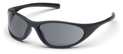 Pyramex Zone II Safety Eyewear Matte black frame; Gray lens:Personal Protective