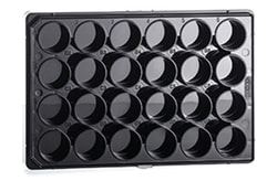 Greiner Bio-One 24-well Polystyrene Microplate with Flat Bottom Wells