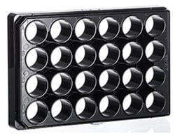 Greiner Bio-One SensoPlate™ 24 Well Flat Bottomed Microplates with Lid
