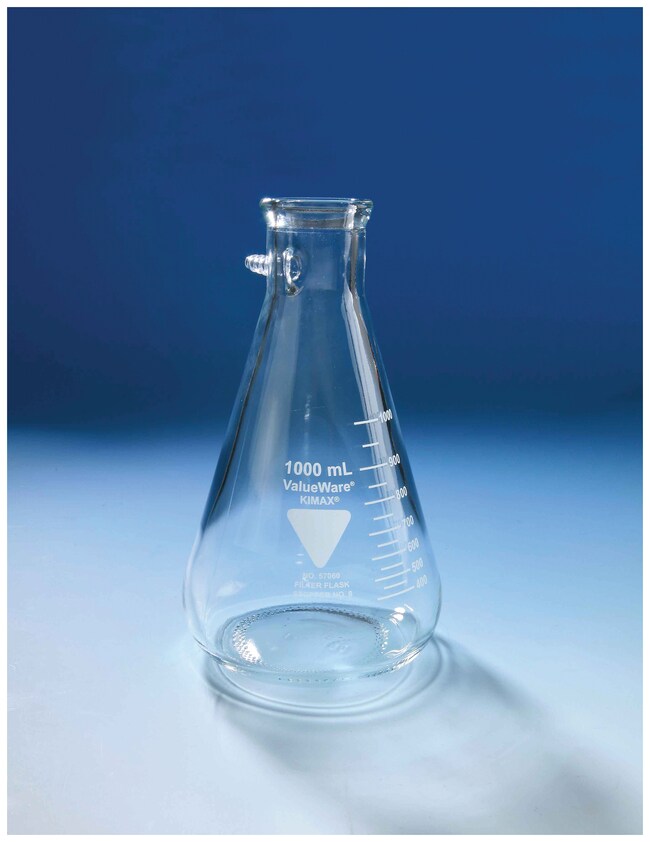 Kimble Filtering Flask 2000mL - Heavy Wall With Quick-Release Connector