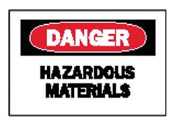 Brady™ Chemical and Hazardous Materials Signs: Hazardous Materials