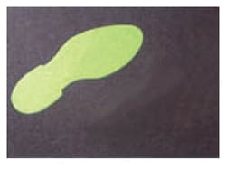 Brady™ Glow-in-the-Dark Photoluminescent Footprints