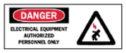 Brady&trade;&nbsp;Electrical Hazard Signs: Fiberglass