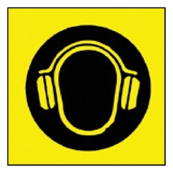 Brady Ear Protection Pictogram Sign Polyester | Buy Online | Brady&trade; | Fisher Scientific