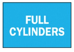 Brady™ Full Cylinders Sign