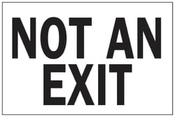 Brady&trade;&nbsp;Exit and Directional Signs