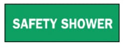 Brady™ First Aid Signs: Safety Shower