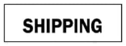 Brady™ Industrial Traffic Signs: Shipping