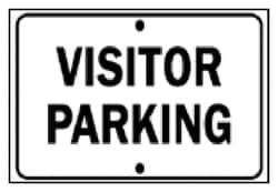 Brady™ Industrial Traffic Signs: Visitor Parking