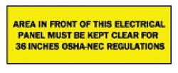 Brady&trade;&nbsp;Electrical Hazard Signs: Polyester