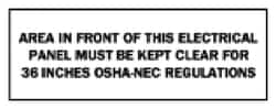 Brady&trade;&nbsp;Electrical Hazard Signs: Polyester