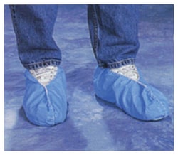 Tians Polyethylene-Coated Polypropylene Shoe Covers
